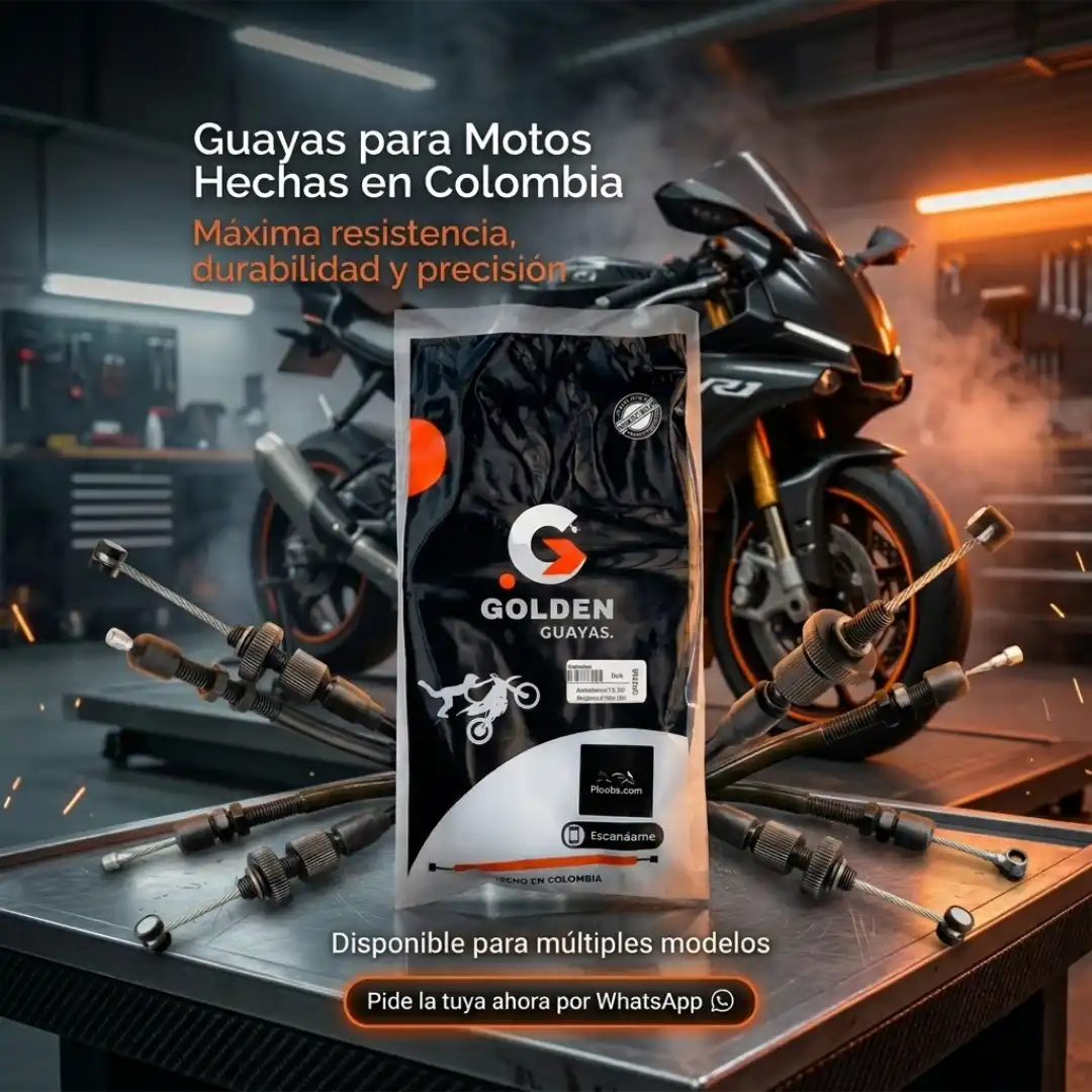 Guayas de acelerador clutch freno Honda Yamaha Bajaj - Guayas Golden